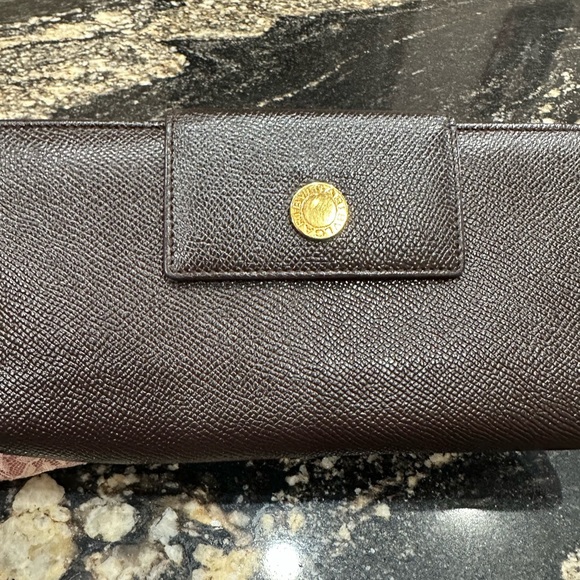 Bulgari Brown and Gold Wallet - Picture 6 of 15